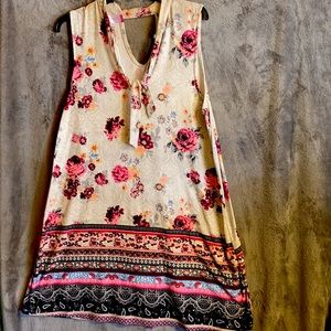 Plus size sun dress boho/chic